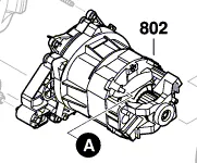 Moteur réf. 2 609 002 728 BOSCH tronçonneuse